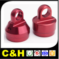 Red Anodized CNC Turning Milling Pièces en aluminium pour Auto